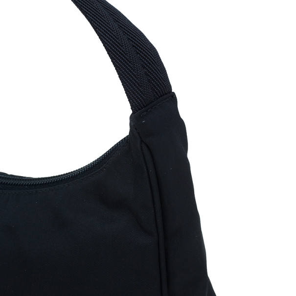 Prada Pochette Shoulder Bag Tessuto Small Black 2087991