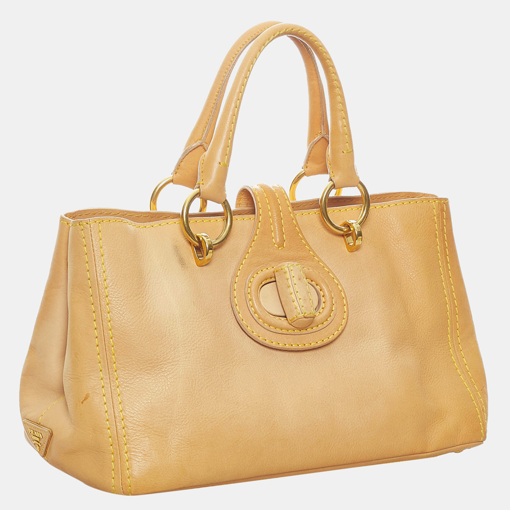 

Prada Brown Leather Handbag