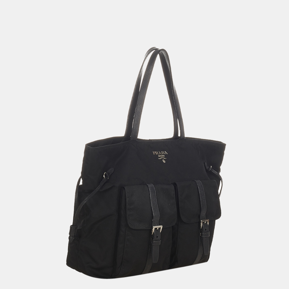 

Prada Black Tessuto Tote Bag