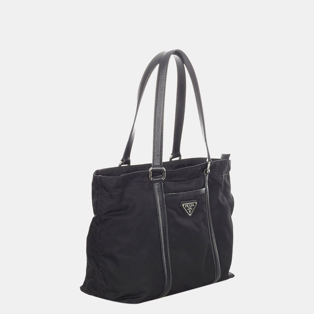 

Prada Black Tessuto Tote Bag