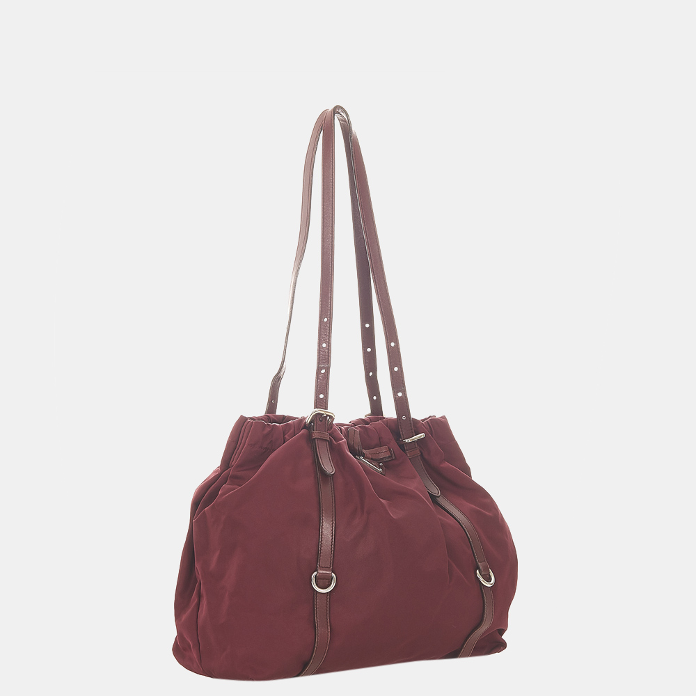 

Prada Red Tessuto Tote Bag