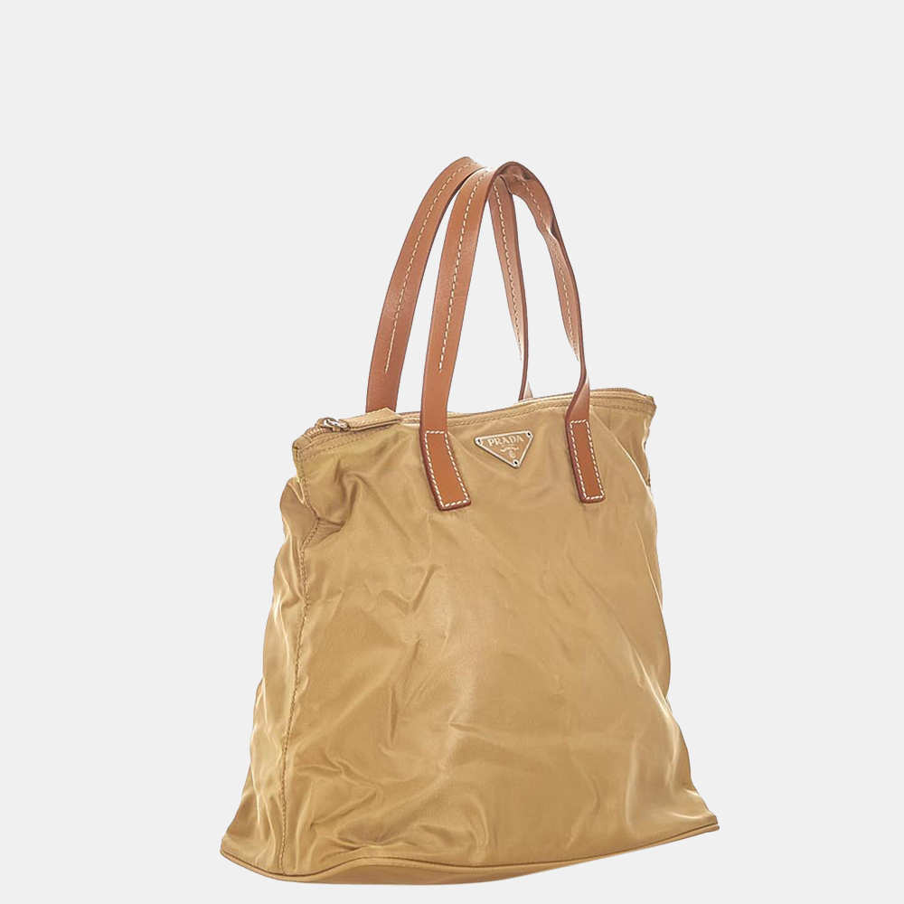 

Prada Beige Tessuto Tote Bag