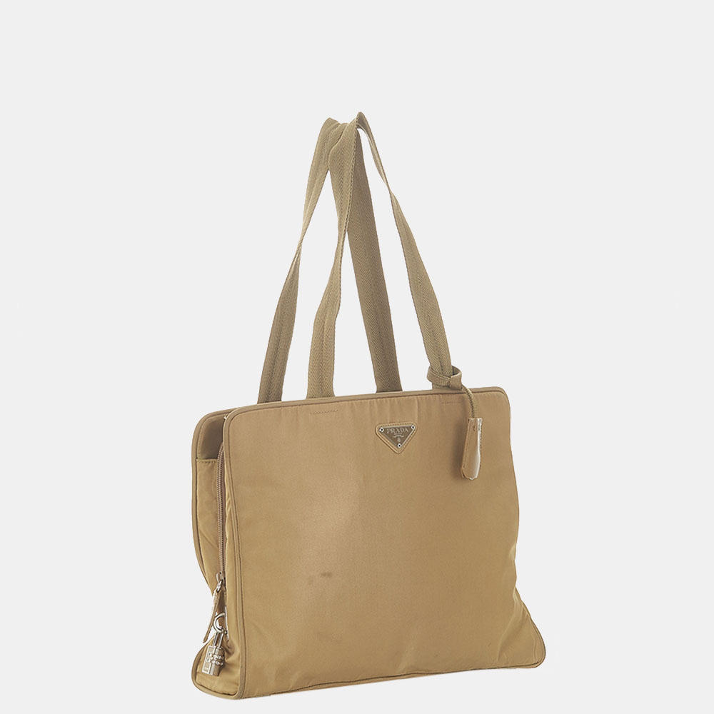 

Prada Beige Tessuto Tote Bag