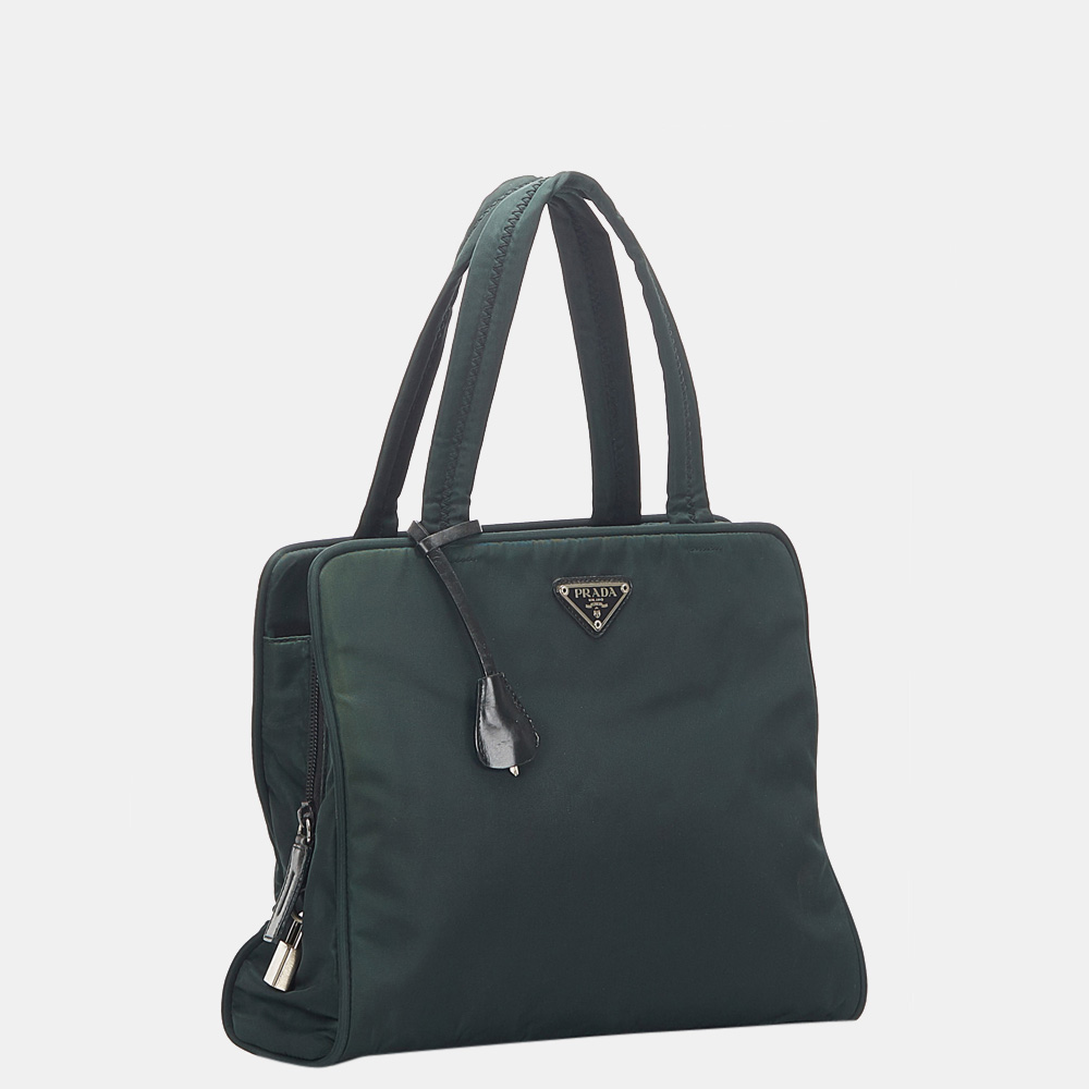 

Prada Green Tessuto Handbag