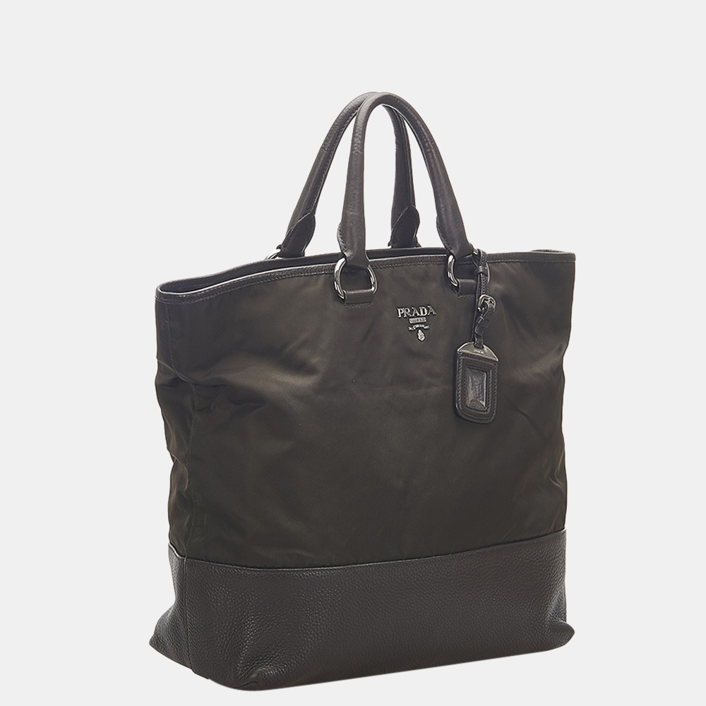 

Prada Brown Tessuto Tote Bag