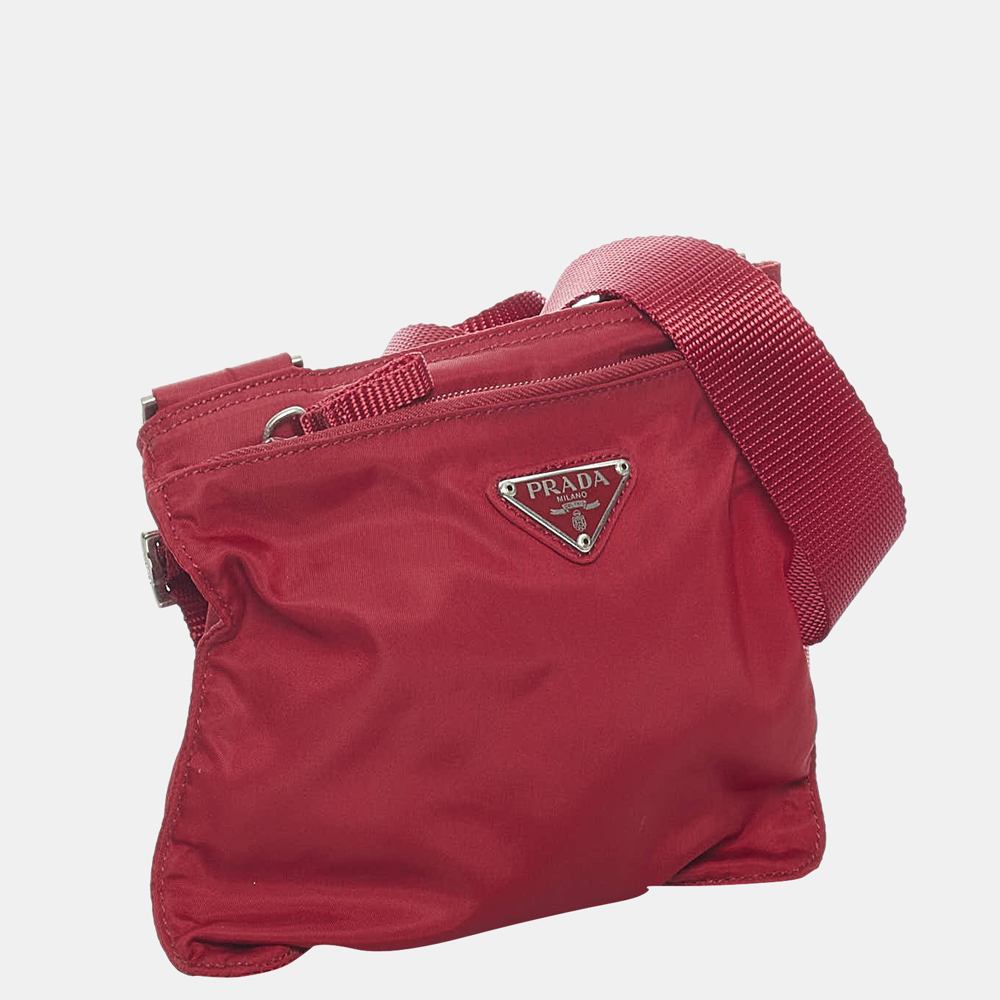 

Prada Red Tessuto Crossbody Bag
