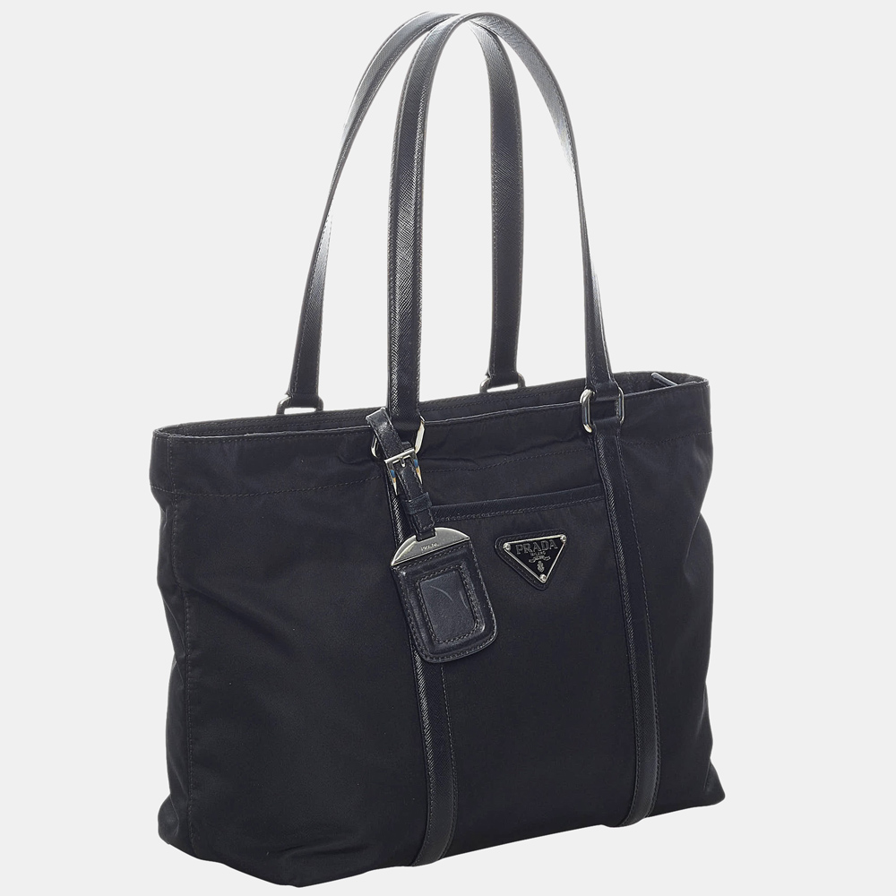 

Prada Black Tessuto Tote Bag