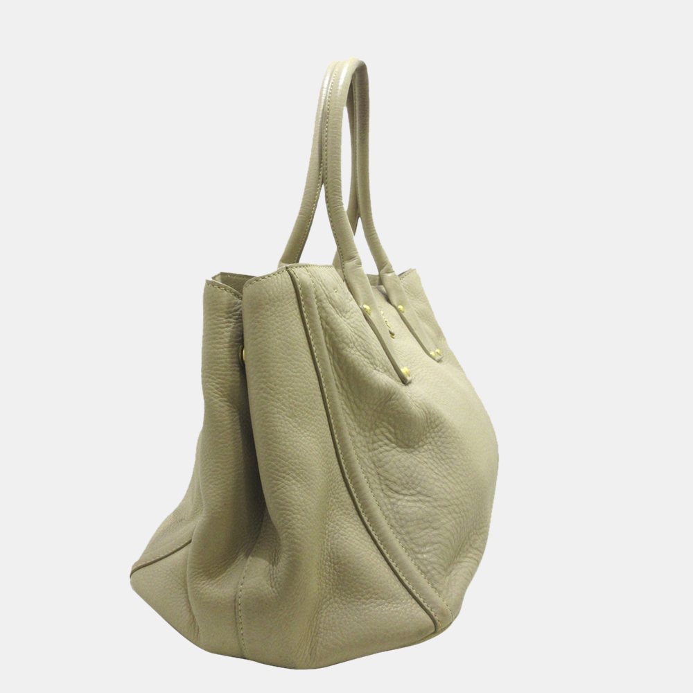 

Prada Beige/Brown Vitello Daino Satchel