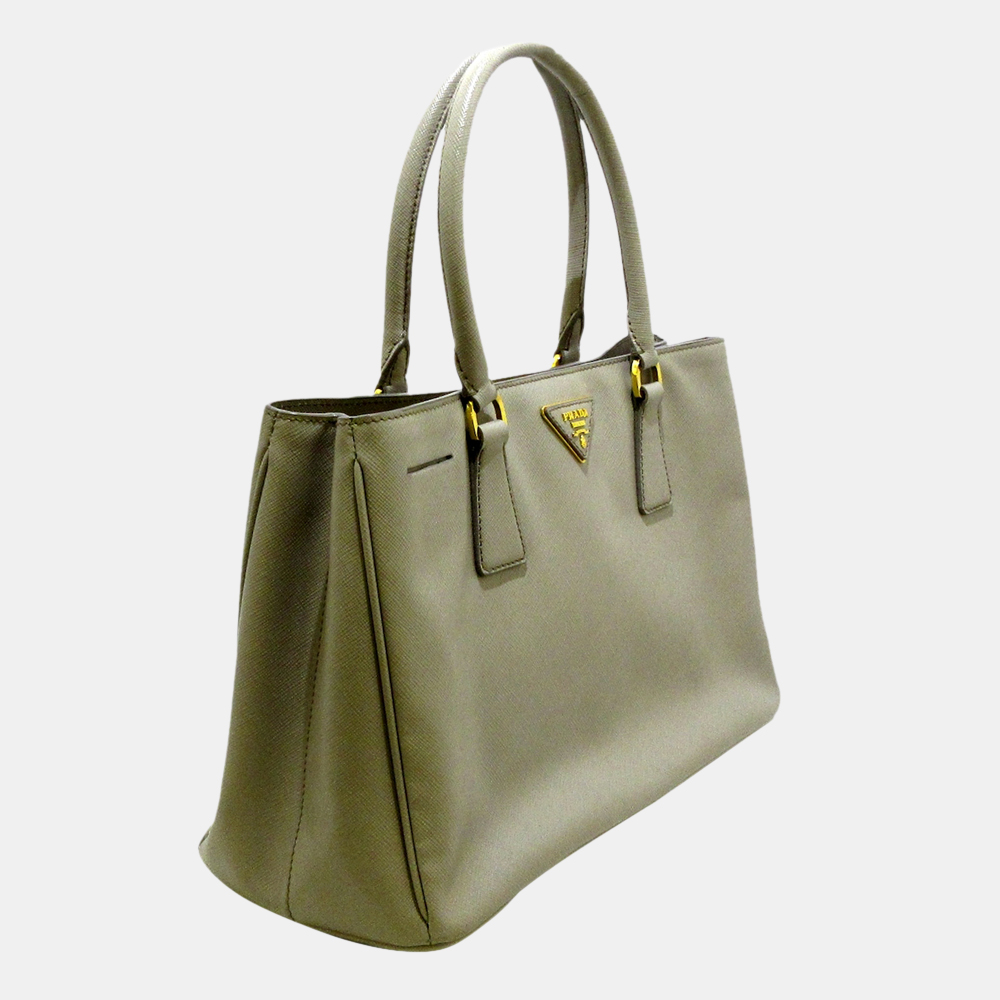 

Prada Grey Saffiano Lux Galleria Handbag
