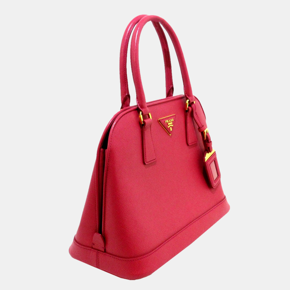 

Prada Pink Saffiano Lux Satchel