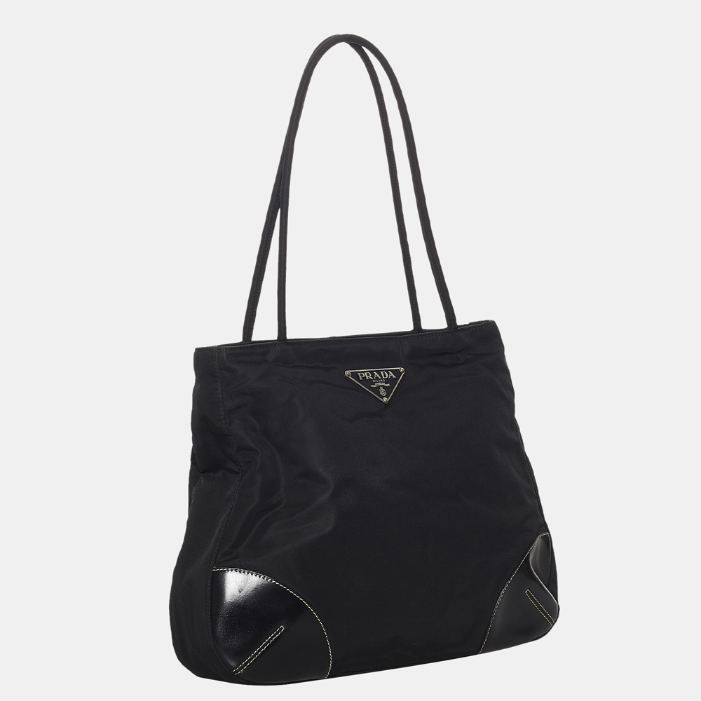 

Prada Black Tessuto Tote Bag