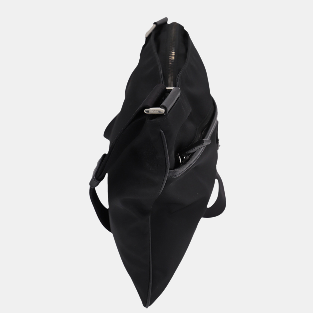 

Prada Black Nylon Messenger Bag