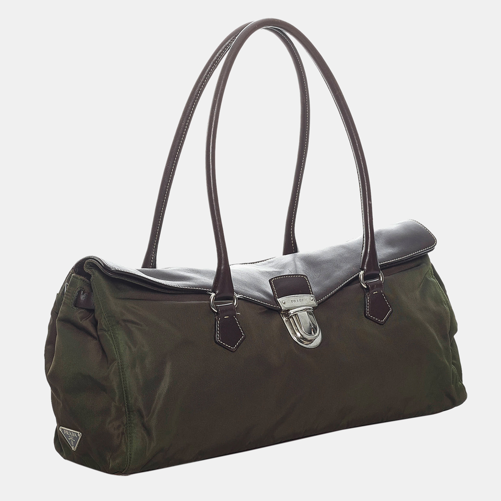 

Prada Green Tessuto Easy Shoulder Bag