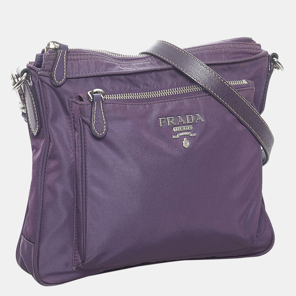 

Prada Purple Tessuto Crossbody Bag