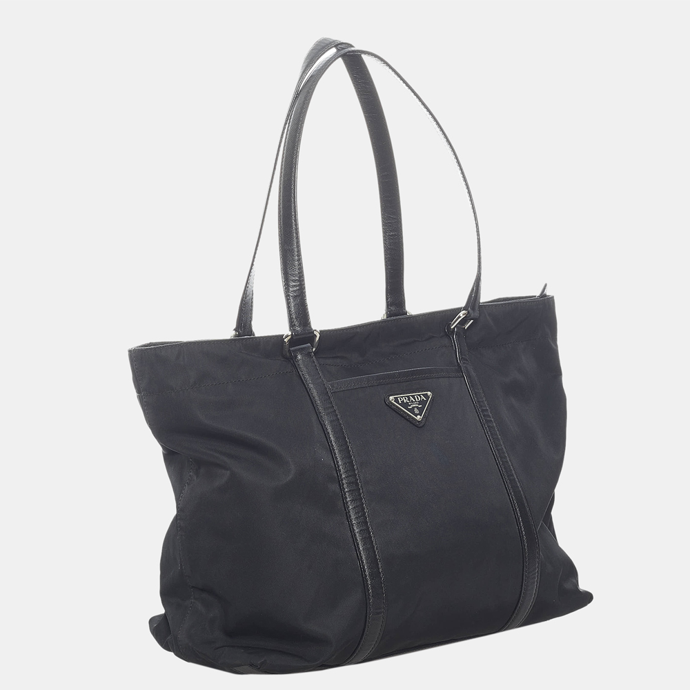 

Prada Black Tessuto Tote Bag