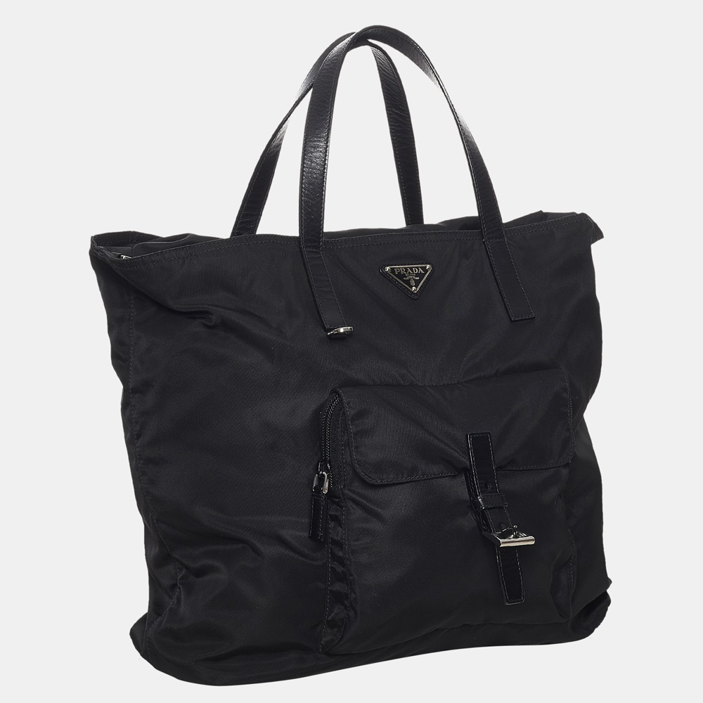 

Prada Black Tessuto Satchel