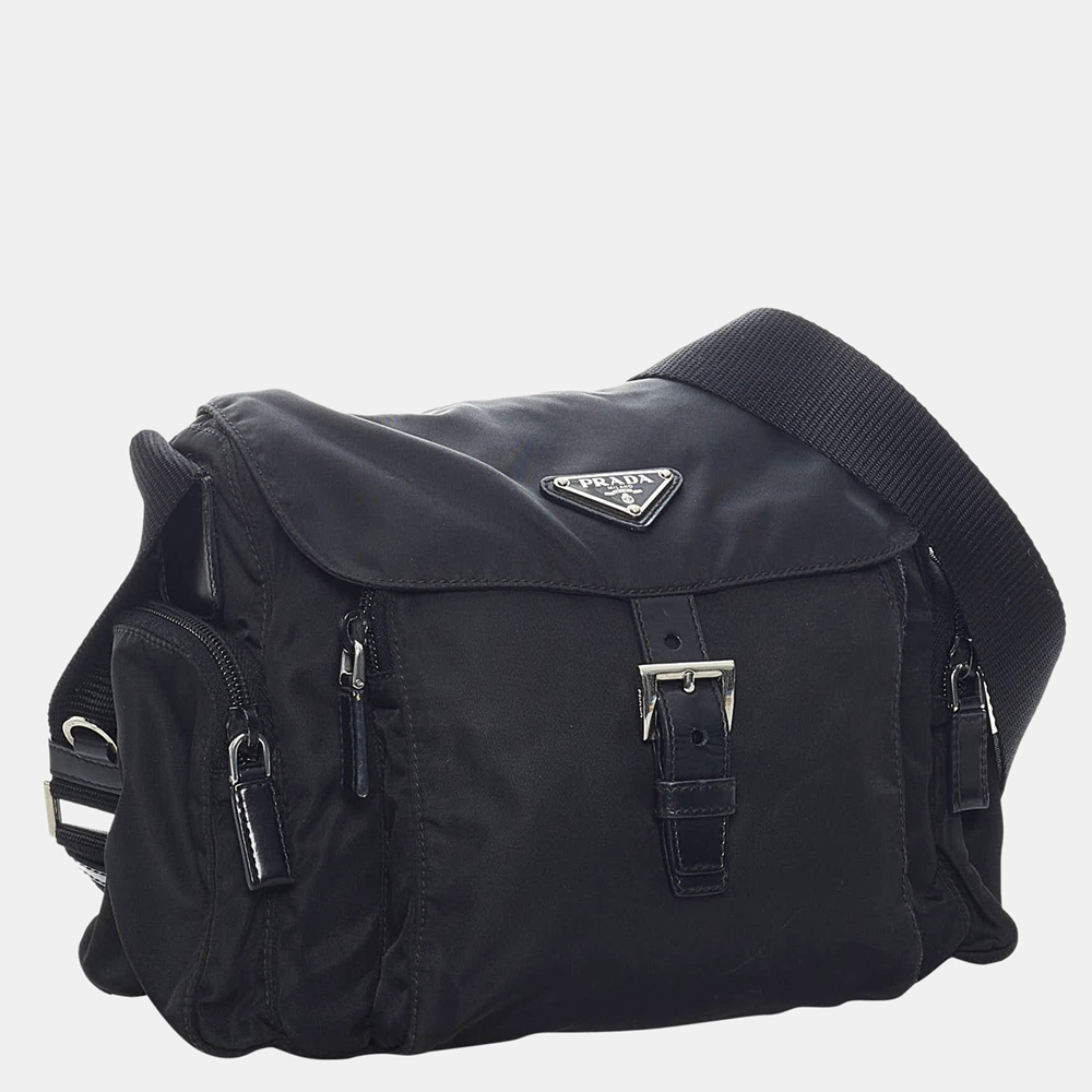 

Prada Black Tessuto Crossbody Bag