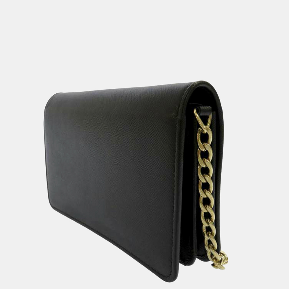 

Prada Black Saffiano Wallet on Chain
