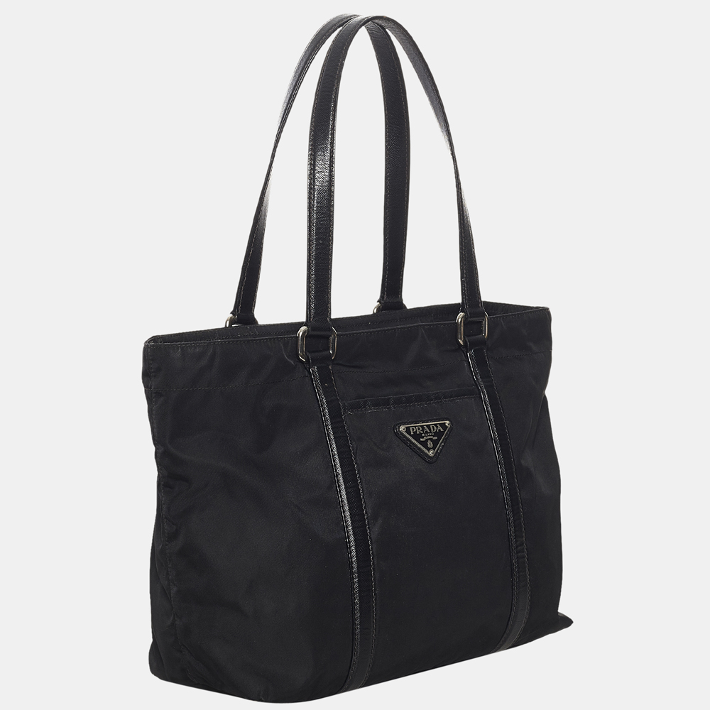 

Prada Black Tessuto Tote Bag