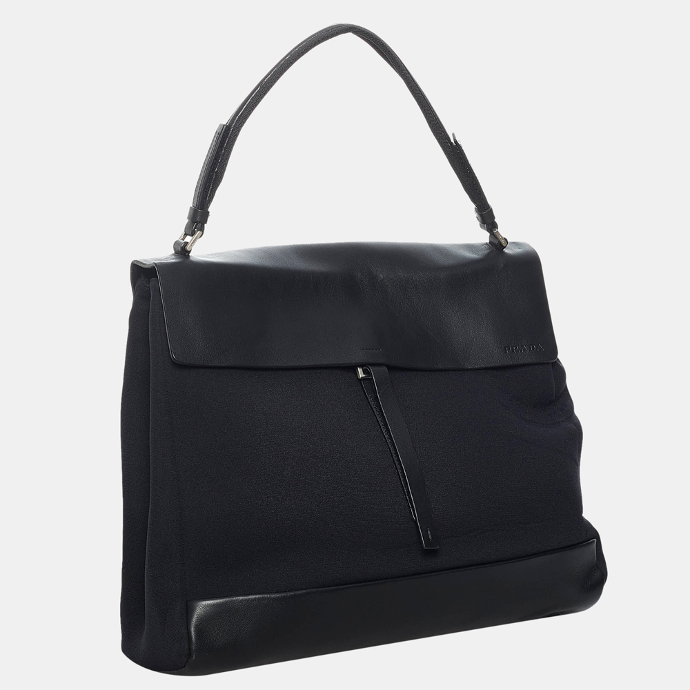

Prada Black Canvas Handbag