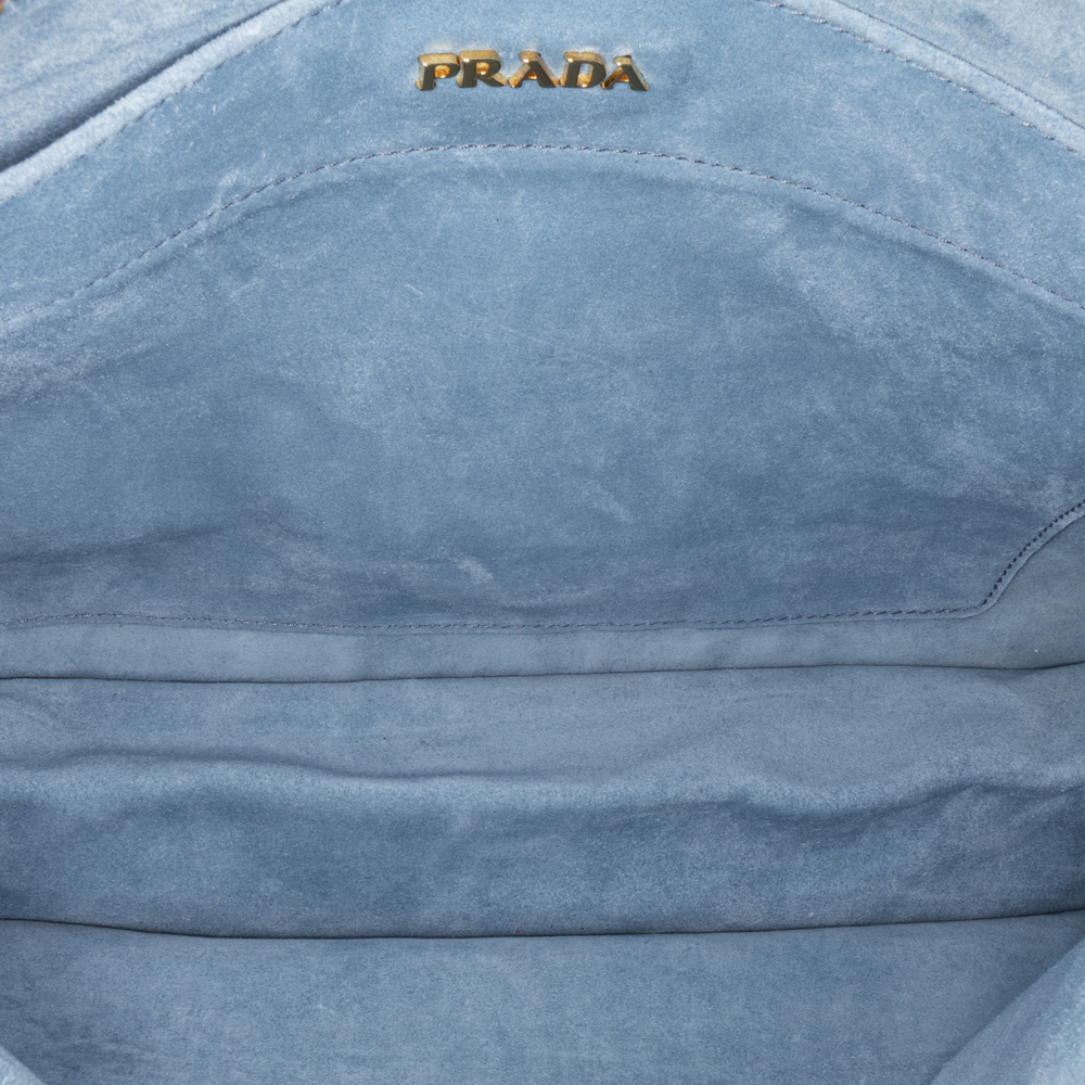 

Prada Pink Wool Shoulder Bag