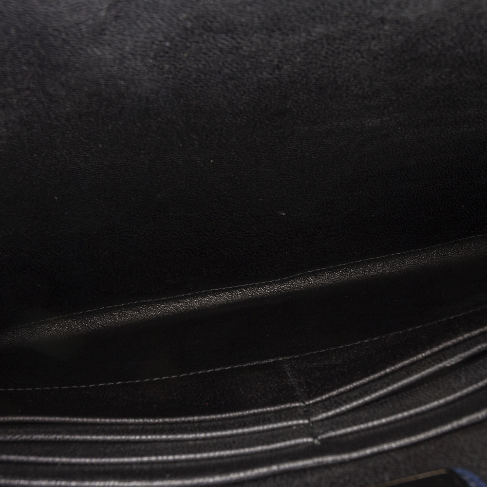 

Prada Blue/Navy Blue Saffiano Clutch Bag