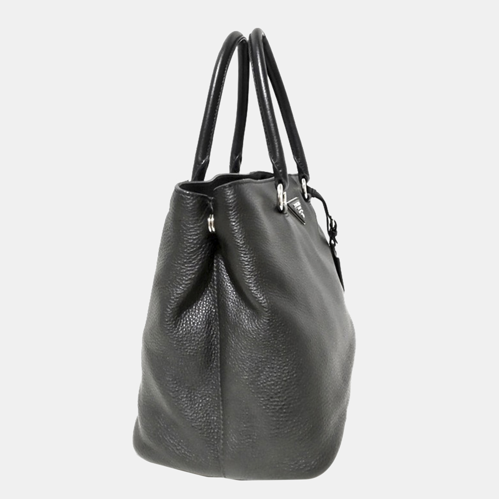 

Prada Black Vitello Daino Handbag
