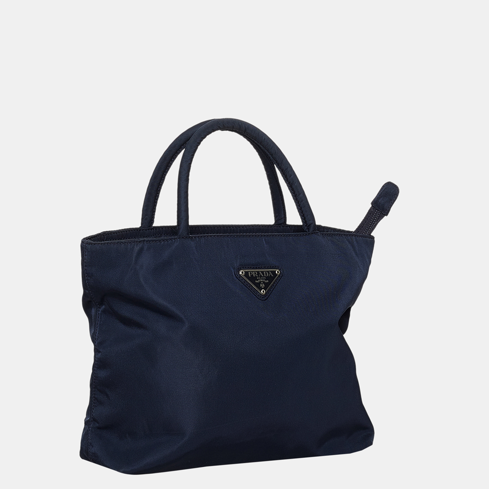 

Prada Blue Tessuto Handbag