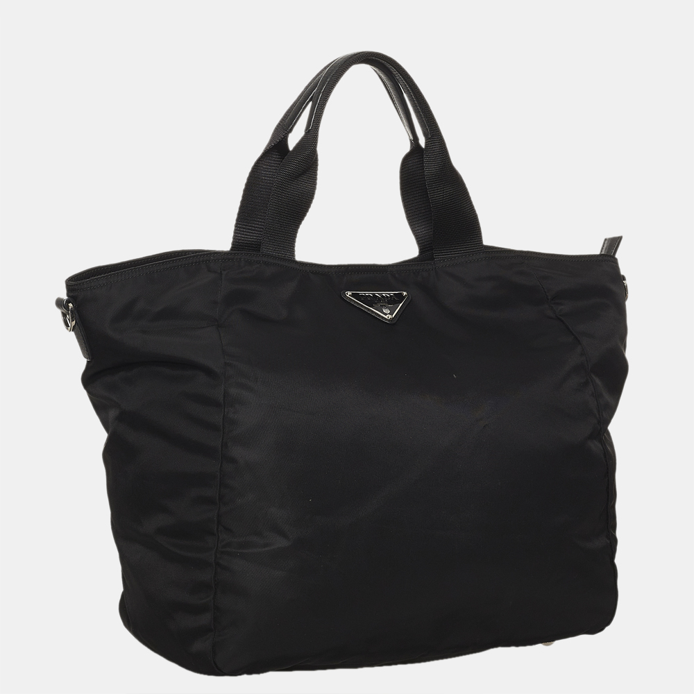 

Prada Black Tessuto Satchel