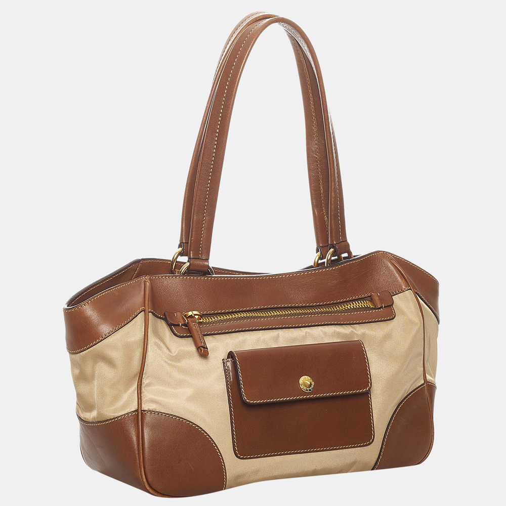 

Prada Beige/Brown Tessuto Shoulder Bag