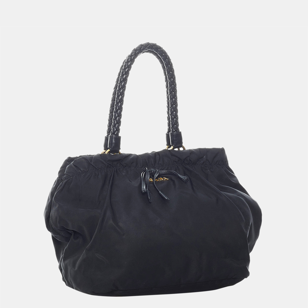 

Prada Black Tessuto Satchel