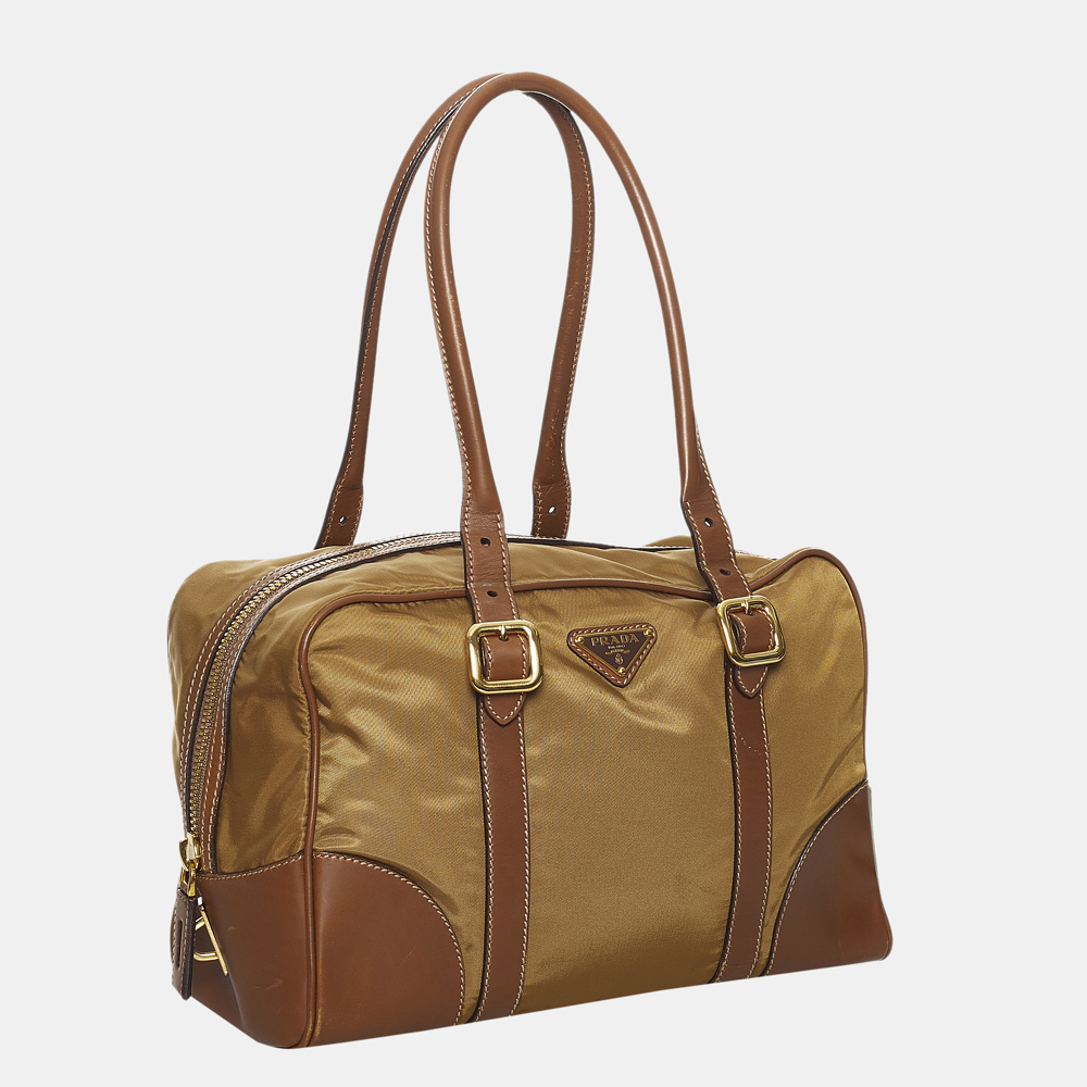 

Prada Brown Tessuto Handbag
