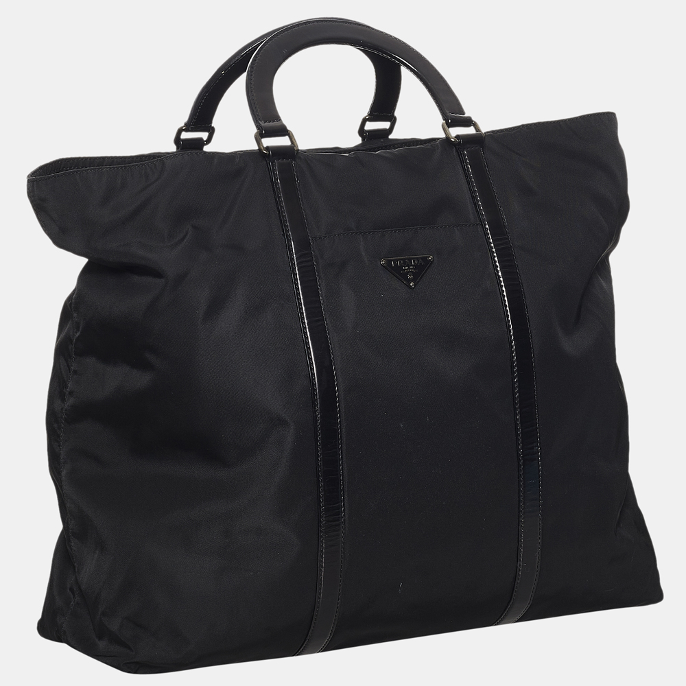 

Prada Black Tessuto Satchel
