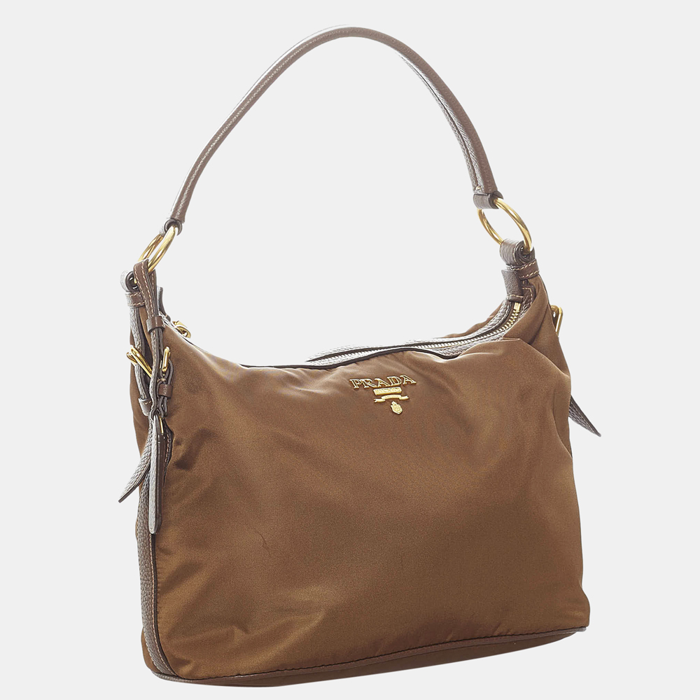

Prada Brown Tessuto Shoulder Bag