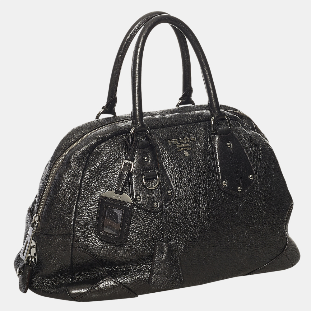 

Prada Black Leather Handbag