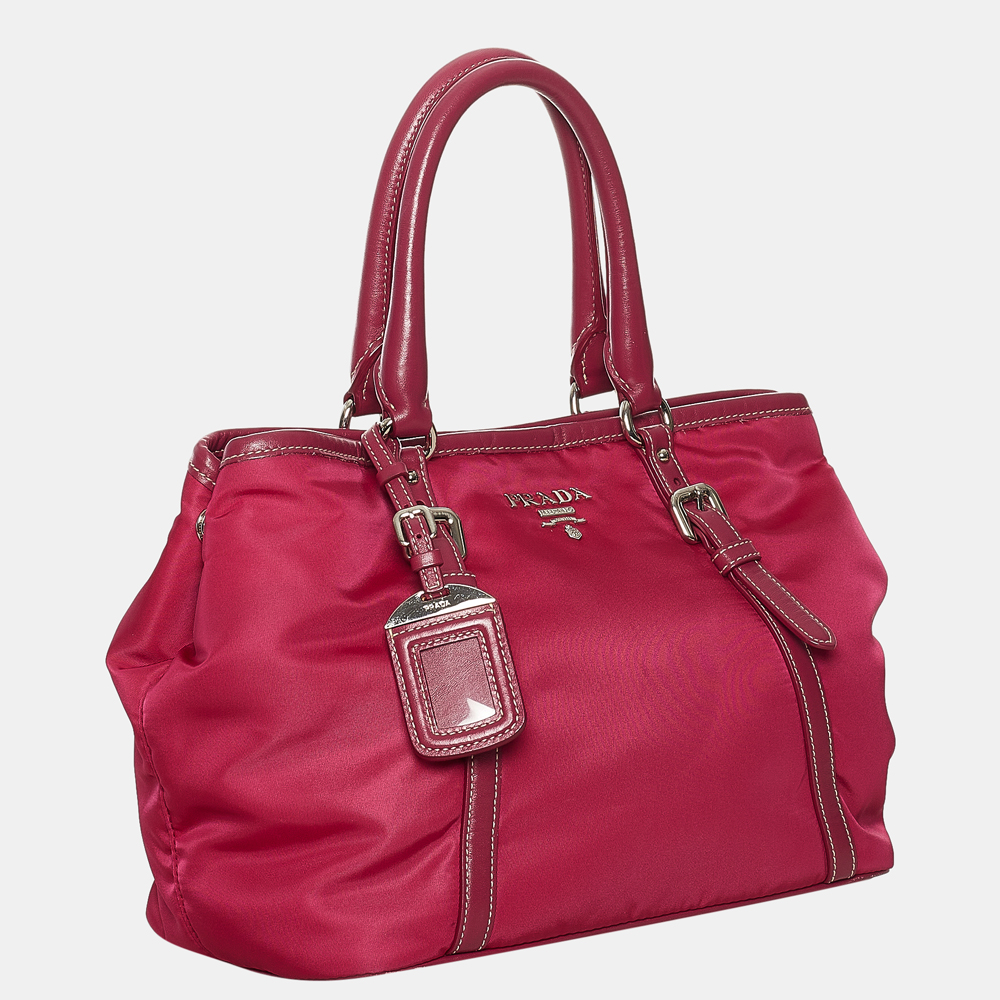 

Prada Red Tessuto Satchel