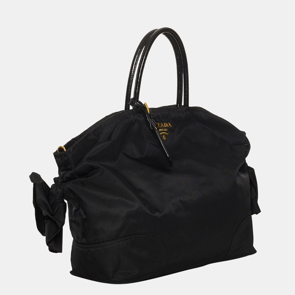

Prada Black Tessuto Satchel