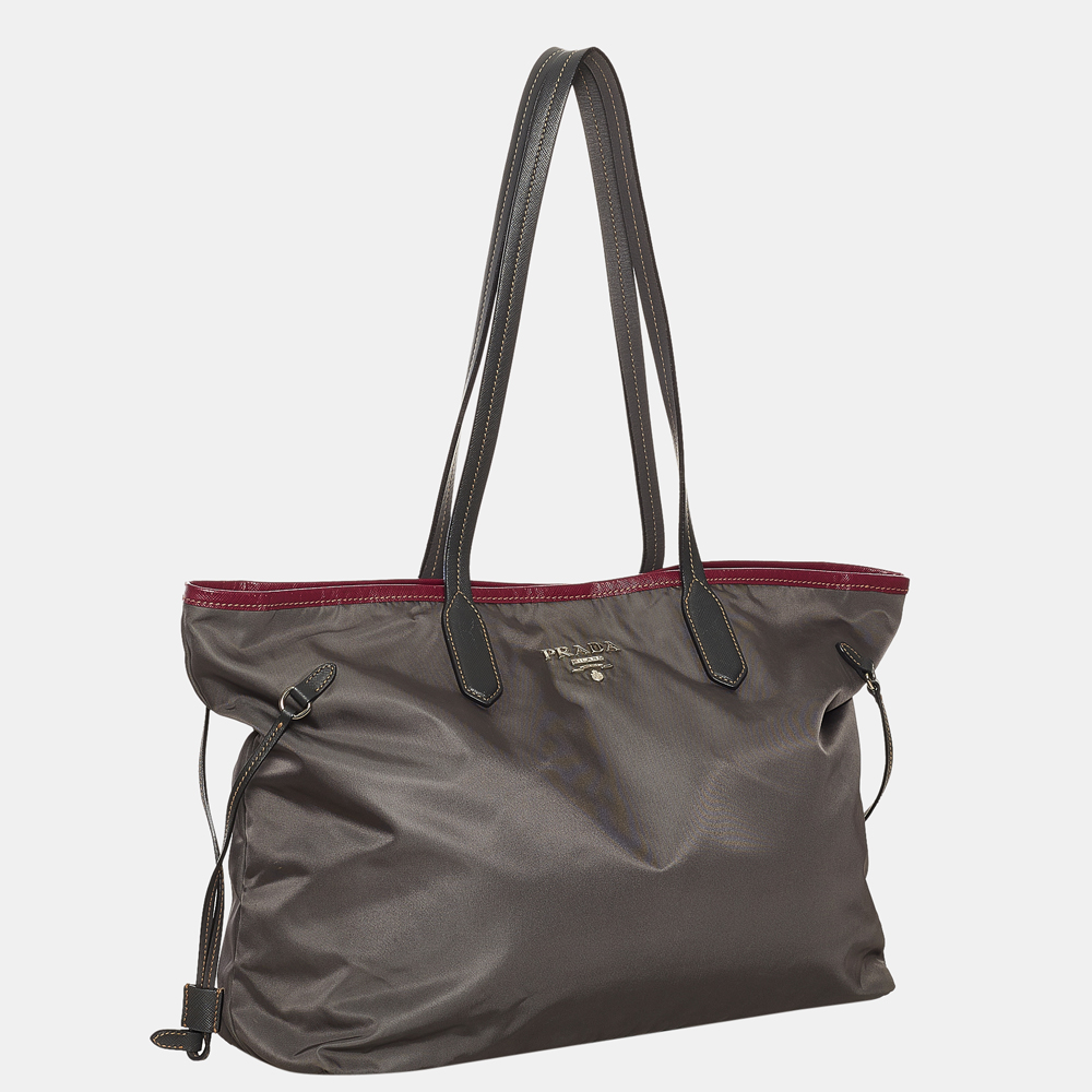 

Prada Grey Tessuto Tote Bag