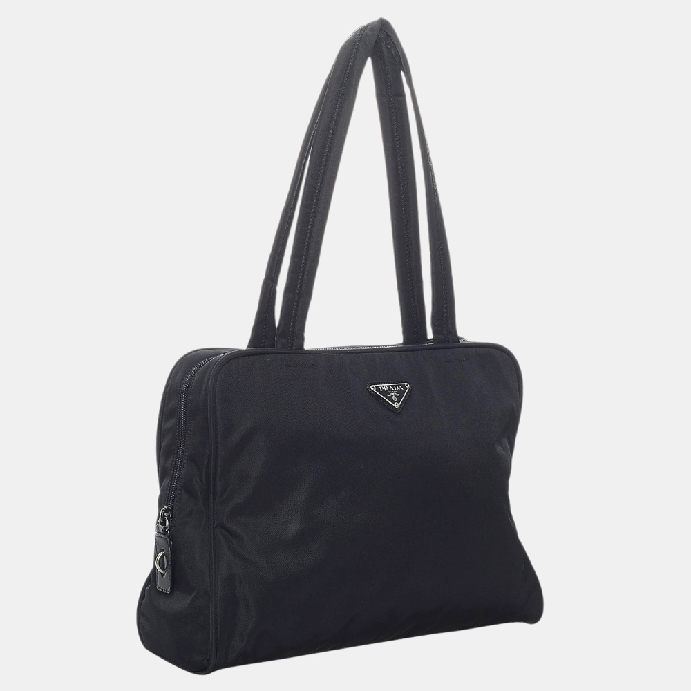 

Prada Black Tessuto Tote Bag