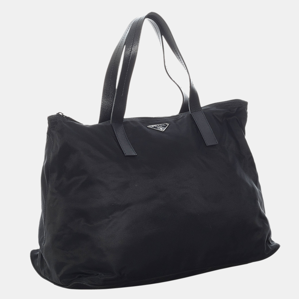 

Prada Black Tessuto Tote Bag
