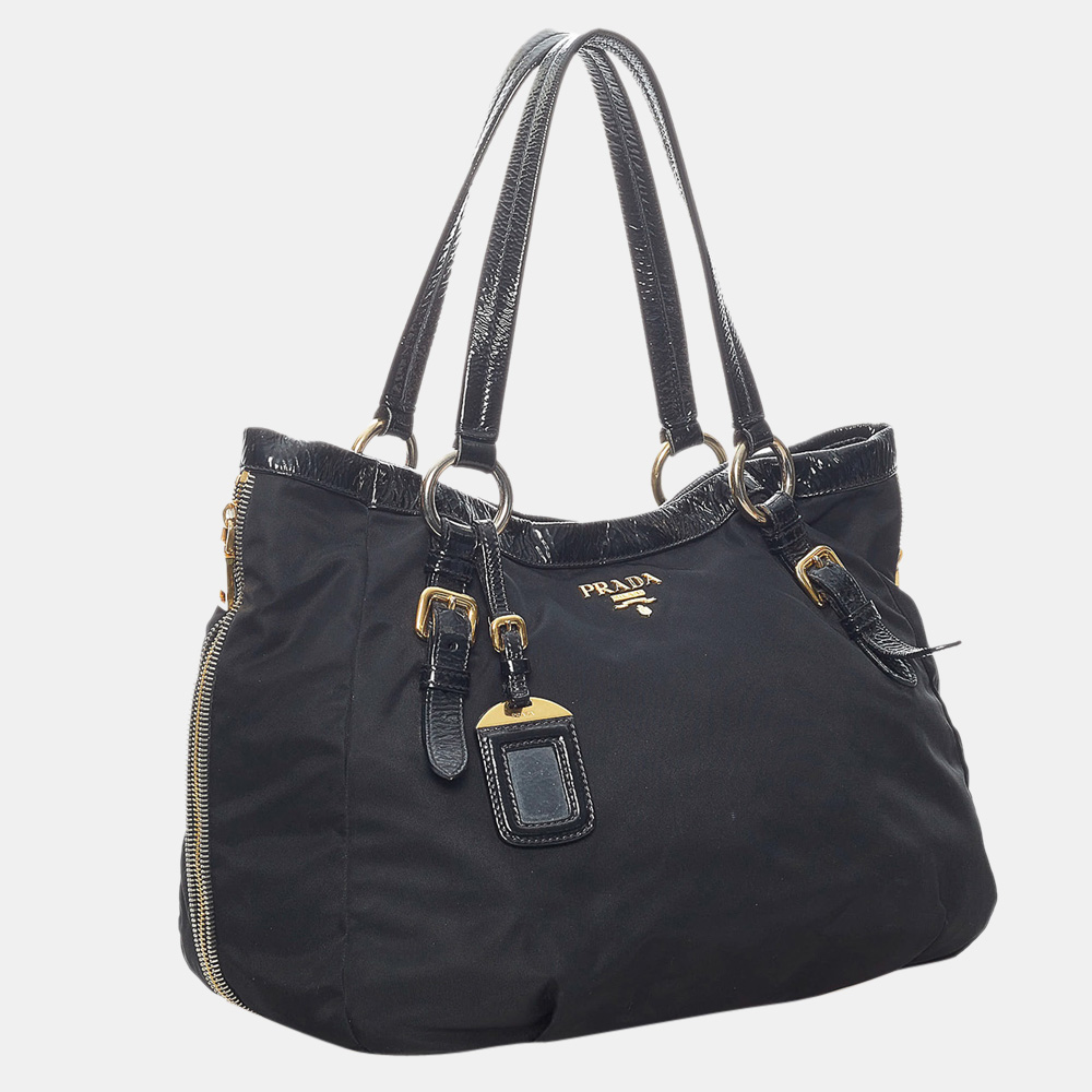 

Prada Black Tessuto Tote Bag