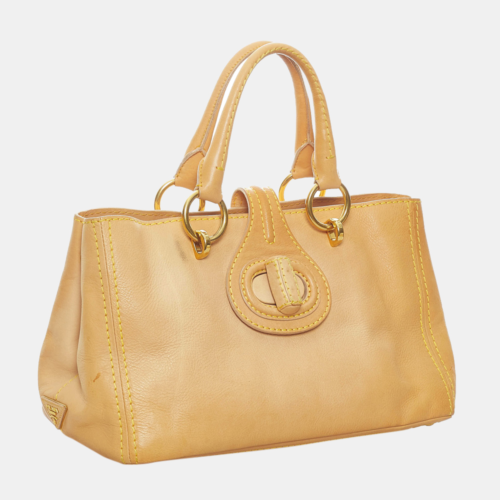 

Prada Brown Leather Handbag