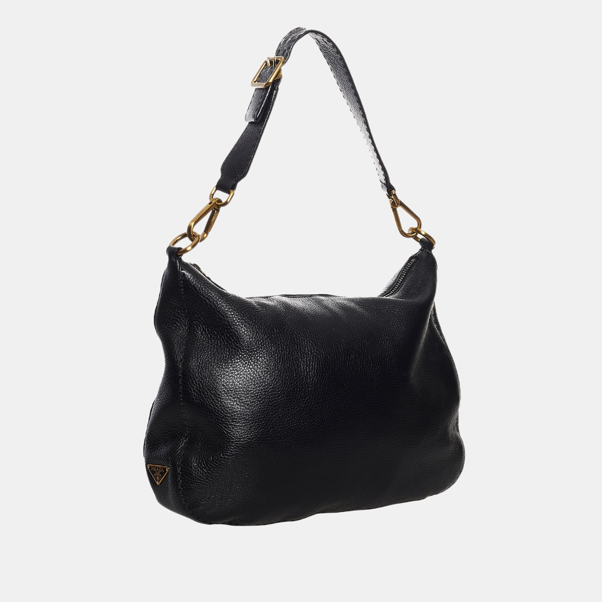 

Prada Black Leather Tote Bag