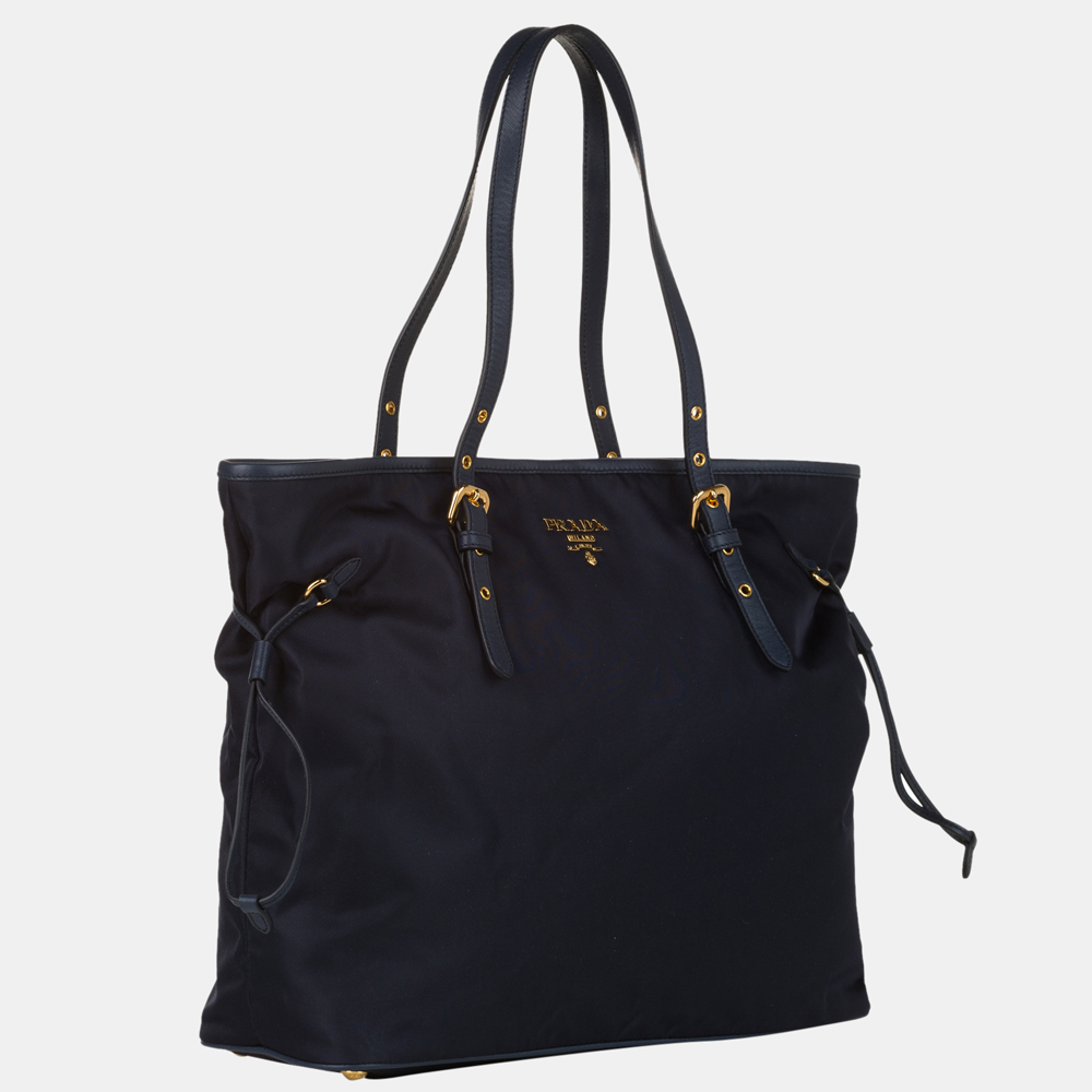 

Prada Black Saffiano Tessuto Tote