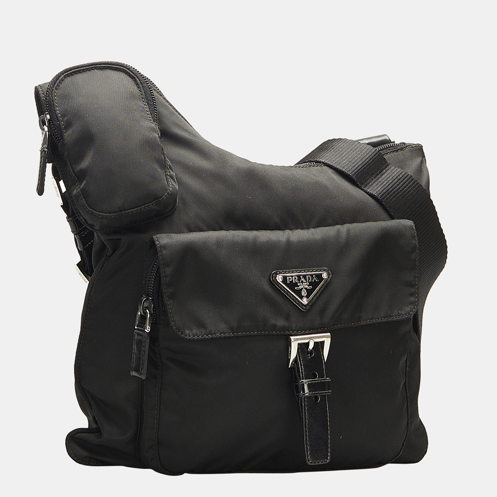 

Prada Black Tessuto Sling Bag