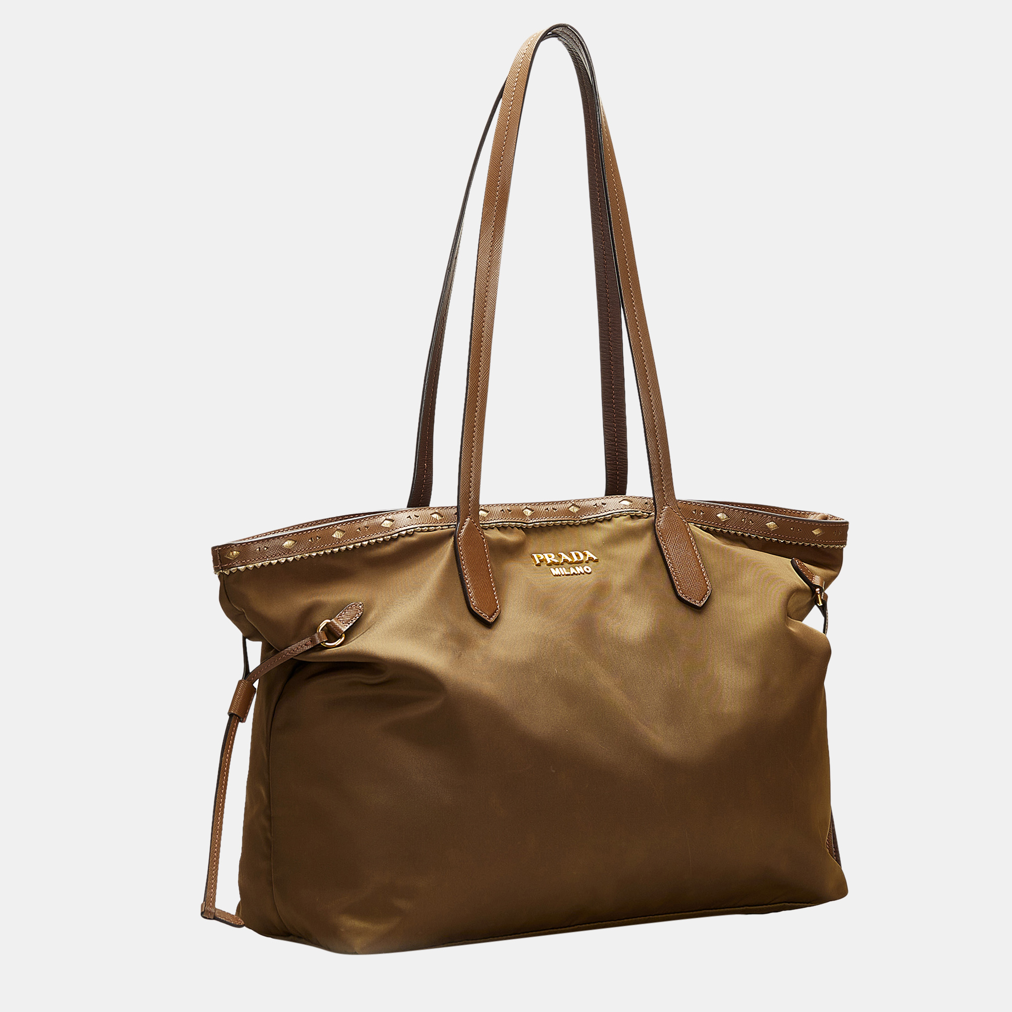 

Prada Brown Tessuto Tote Bag