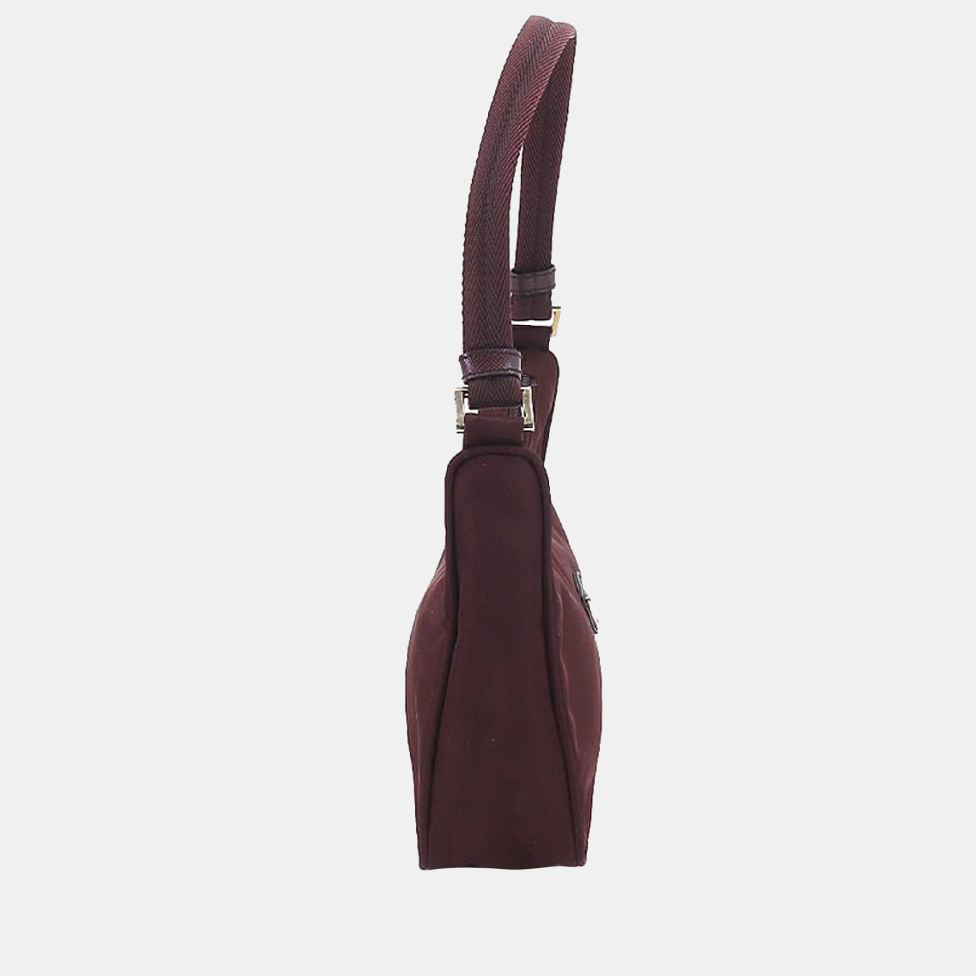 

Prada Burgundy Nylon Re-Edition Shoulder Bag