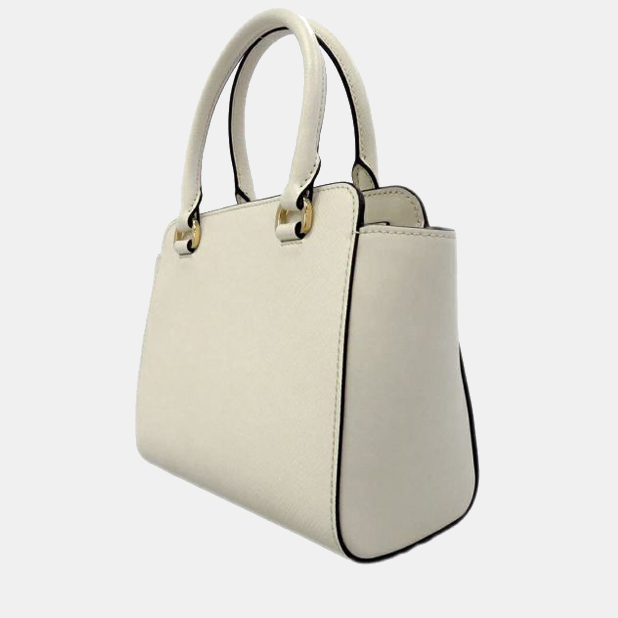 

Prada White Mini Saffiano Satchel