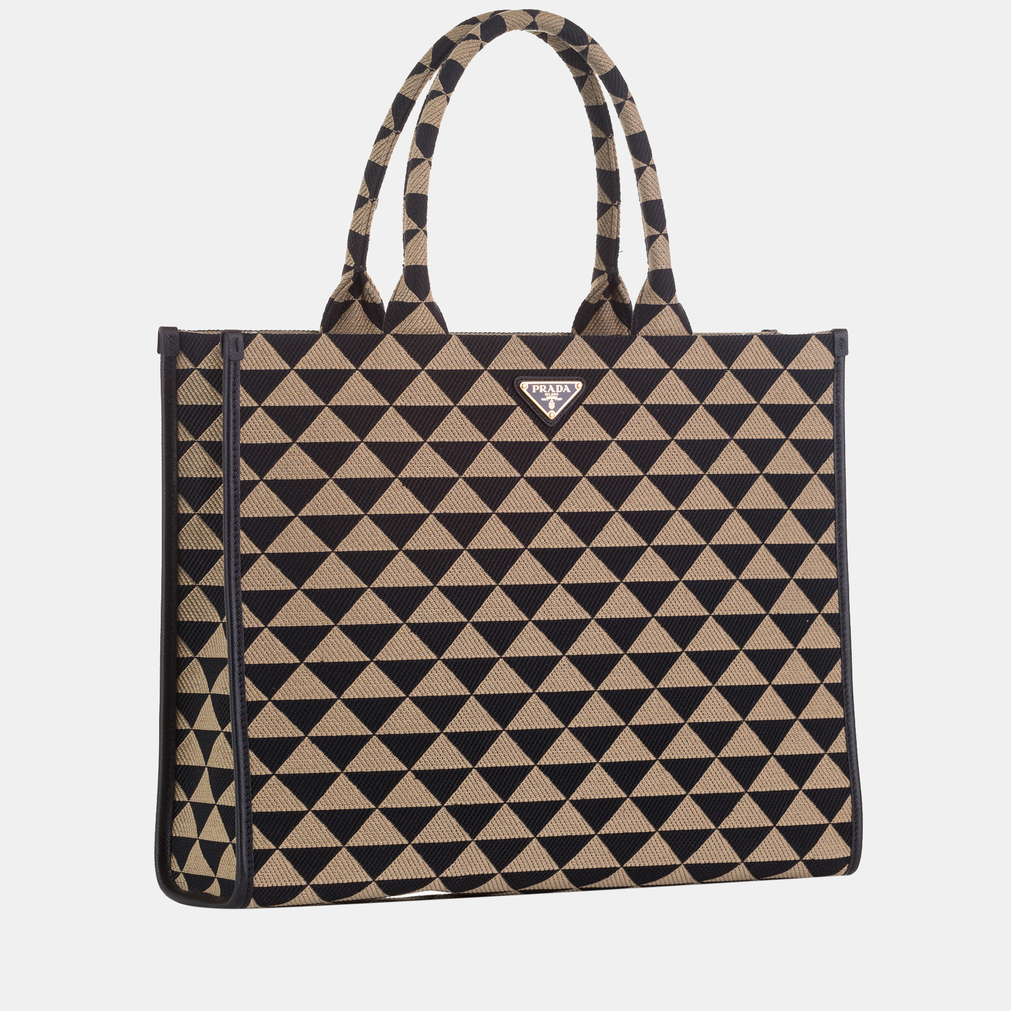 

Prada Multicolor Symbole Triangolo Tote