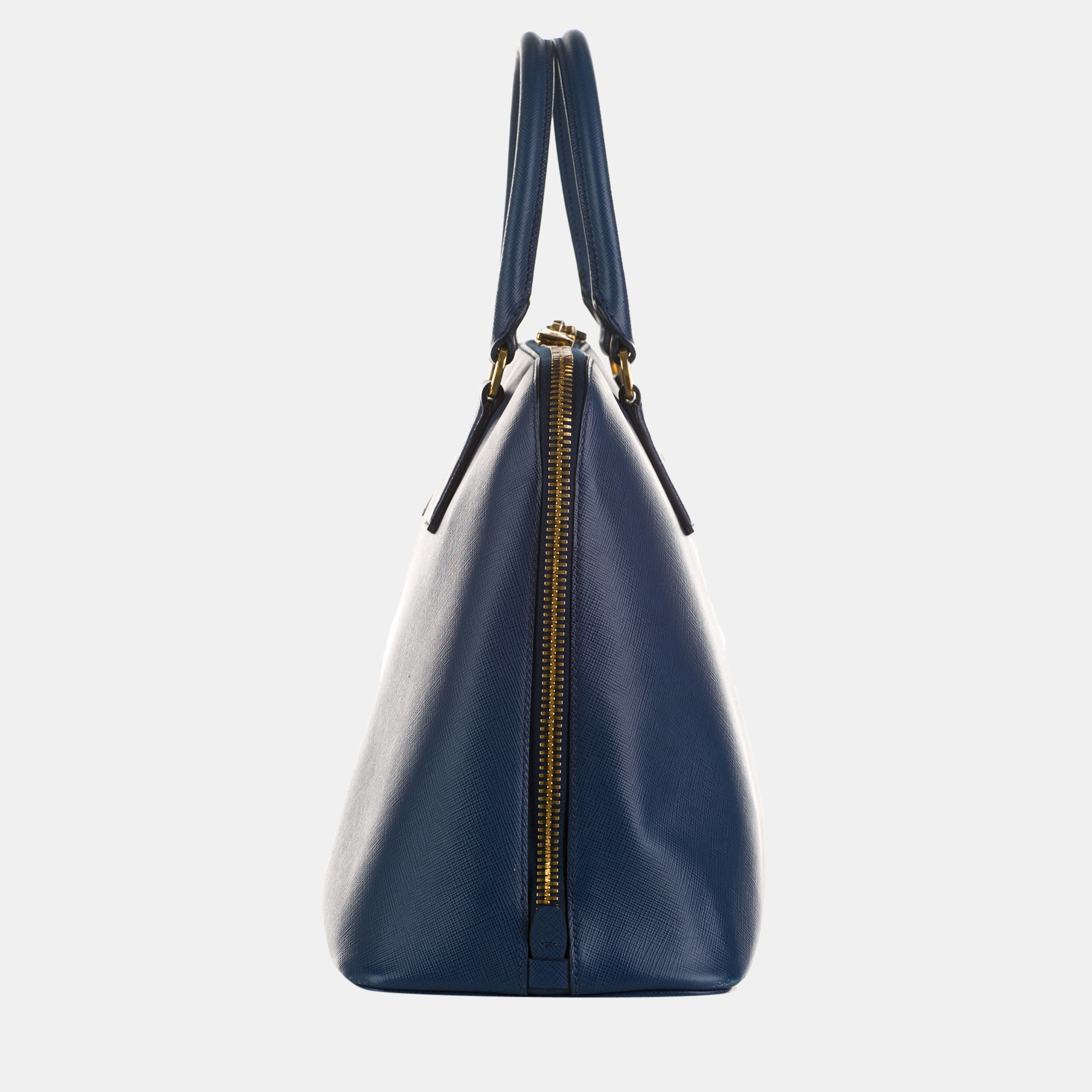 

Prada Blue Saffiano Lux Promenade